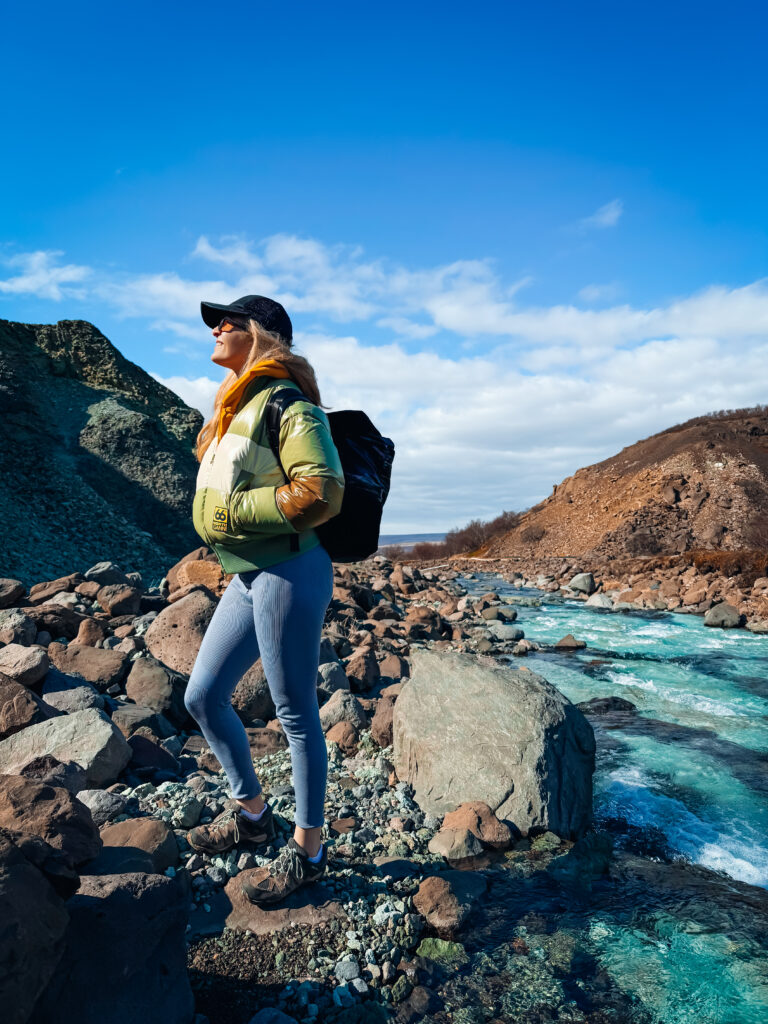 hiking in Iceland 